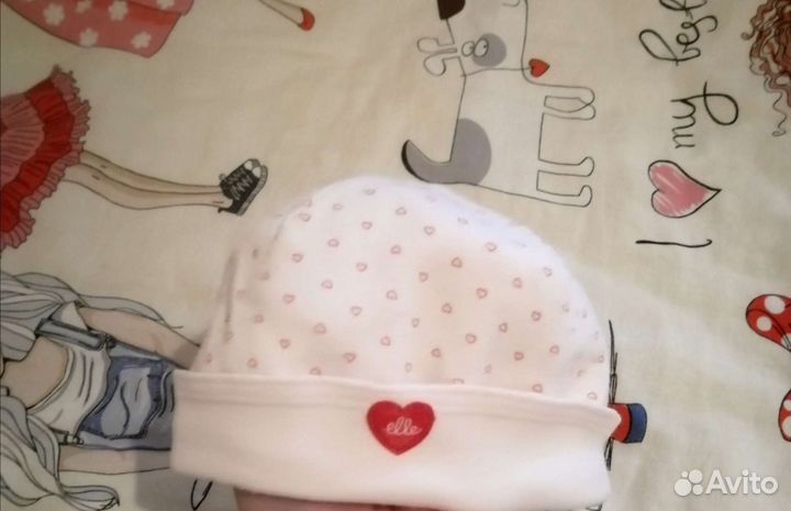 Шапка для новорождённых Elle