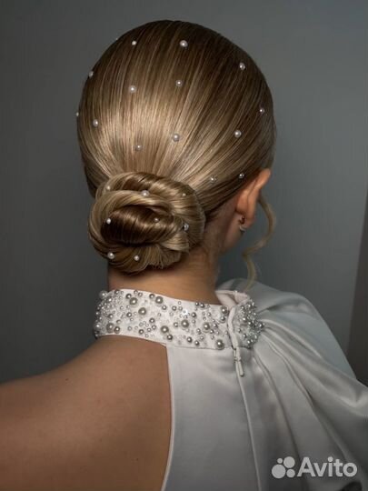 Укладка прическа