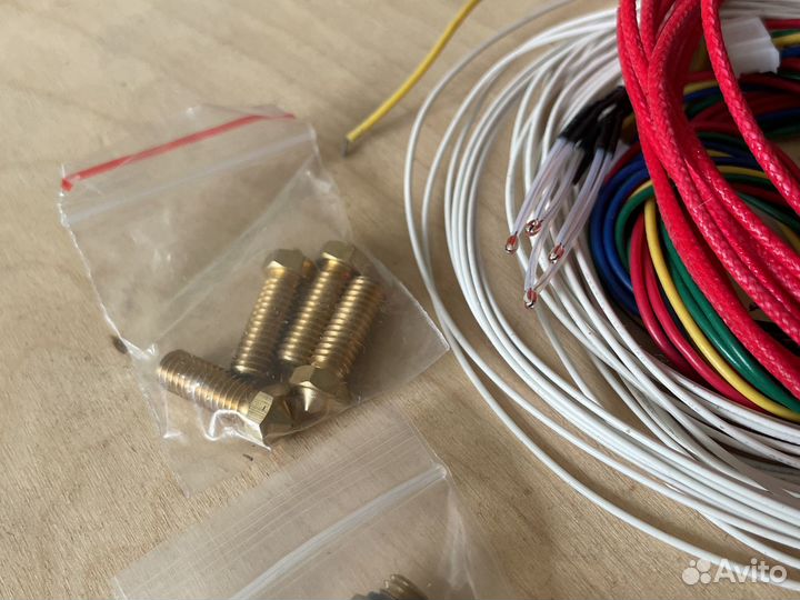 Запчасти для 3d принтера, сопла, нагреватели