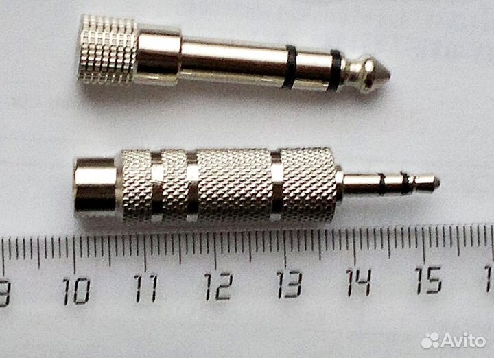 Штекер-переходник с 2,5 и 3.5 на 6.3 мм и наоборот