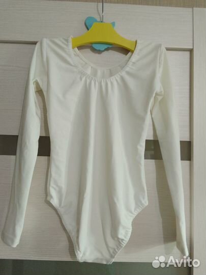 Купальник гимнастический белый