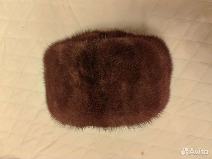 Норковая шапка мужская новая