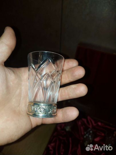 Хрустальные рюмки набор