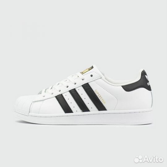 Кроссовки Adidas SuperStar White / Black Str