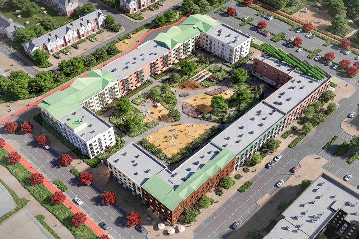 2-к. квартира, 54,1 м², 2/4 эт.