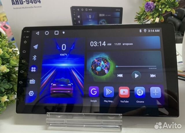 Магнитола pioneer 9 дюймов 4/64