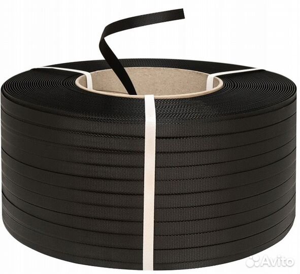 Полипропиленовая лента черная 15*0,8 (1800-2000 м)