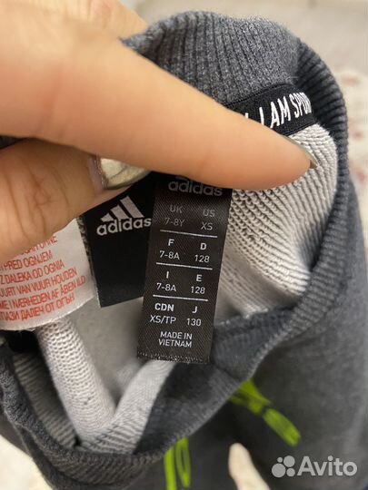 Джемпер детский Adidas 130 ор-л