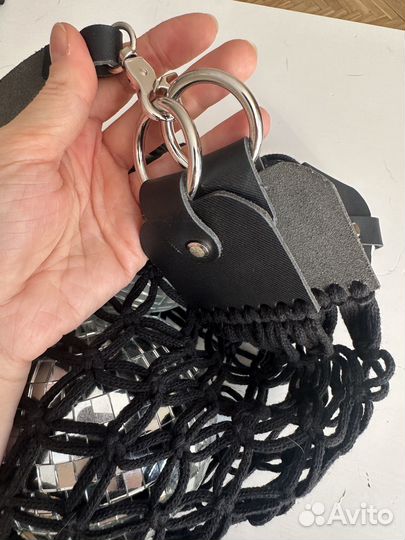 Сумка плетеная макраме хлопок