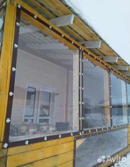 Мягкие окна для террасы, беседки