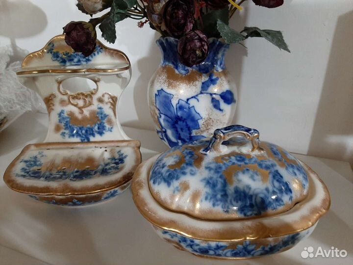 Антикварный набор ванную комнату