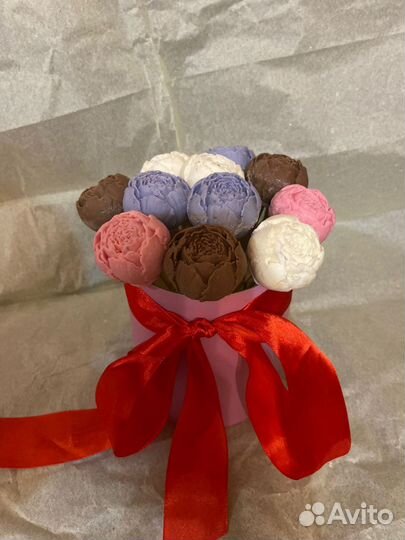 Сладкие букеты из шоколада