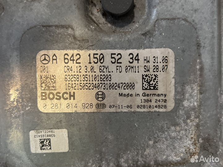 Блок управления двигателем Мерседес w164 x164