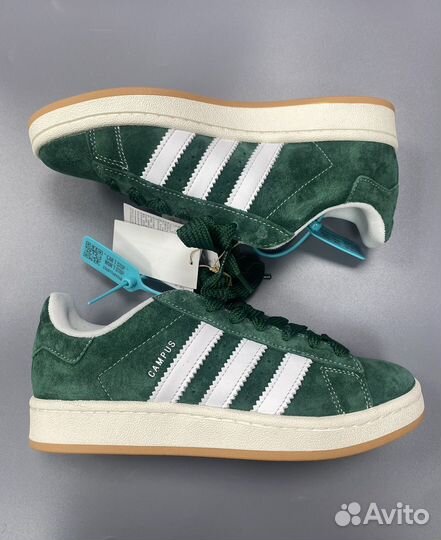 Adidas Campus 00s Dark Green Cloud White Оригинал