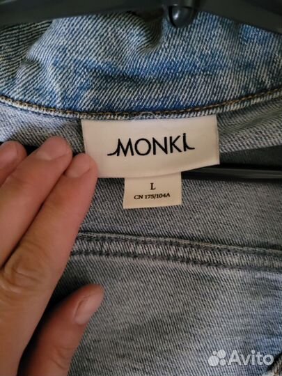 Джинсовая куртка monki