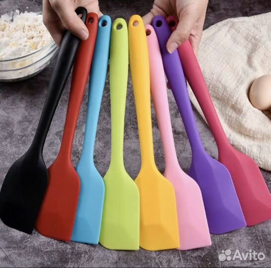 Силиконовая кондитерская лопатка 27 см