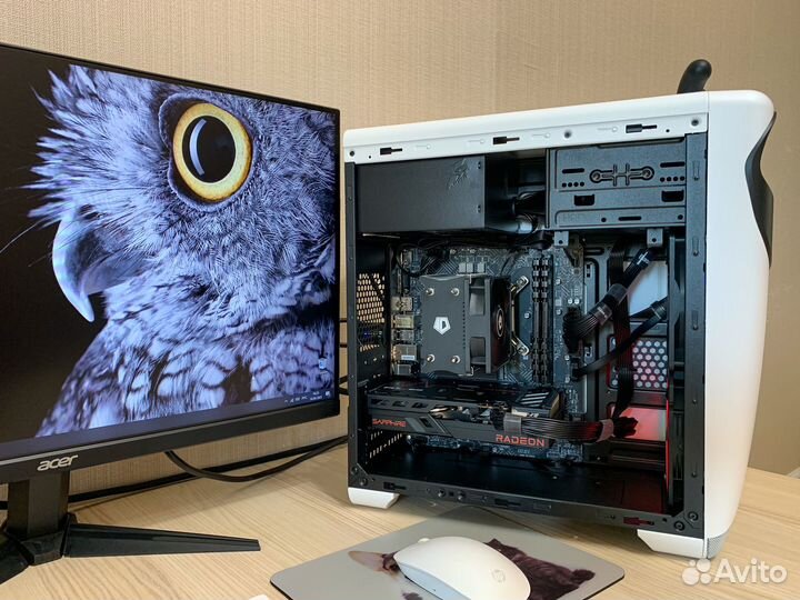 Игровой пк Intel i3-12100f/RX 6500XT/16Gb/512Gb