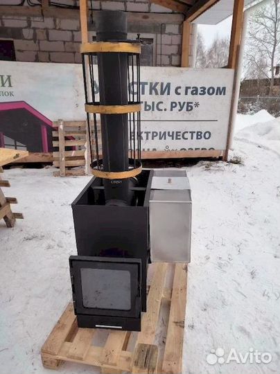 Банная печь Эконом 60 см толщина 9мм