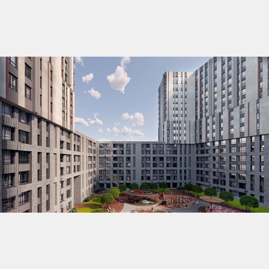 Квартира-студия, 25,6 м², 1/17 эт.