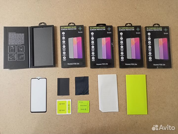 Защитные стекла для Huawei P30 Lite, 5 штук