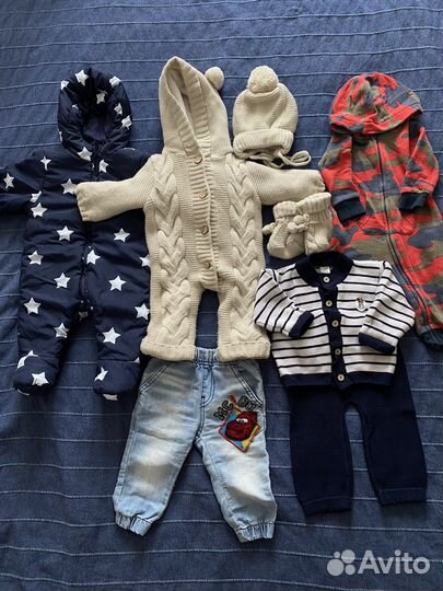 Вещи пакетом на мальчика от 0 до 6 месяцев