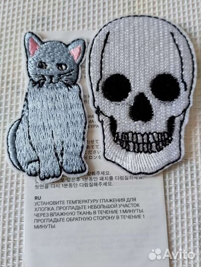 Нашивки на одежду с клеевым слоем