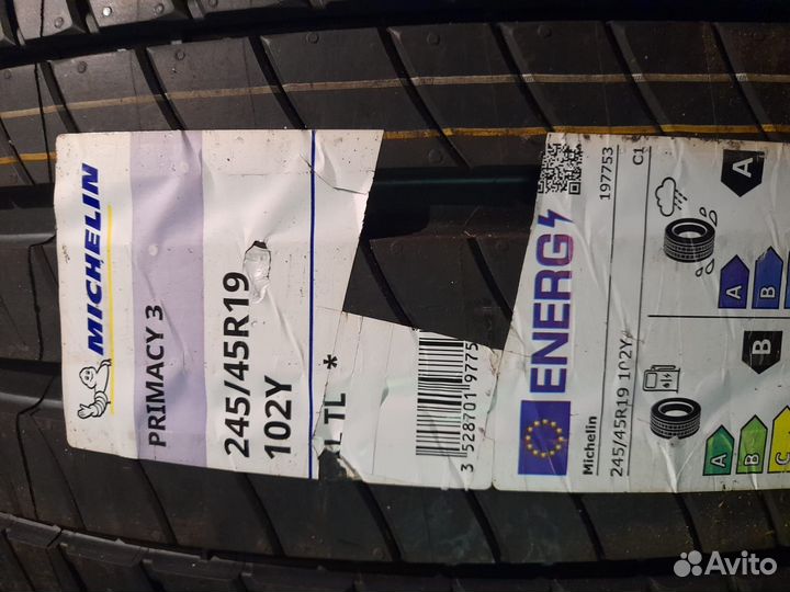 Michelin Primacy 3 245/45 R19 102Y