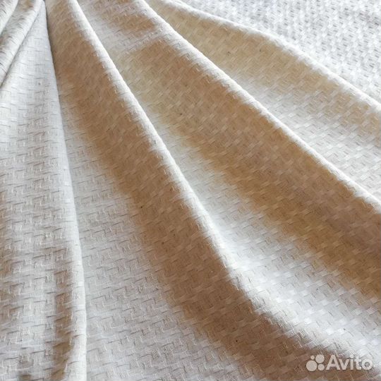 Отрезы льняных тканей, натуральный лен