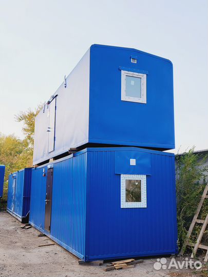 Вагон-дома Жилые на 8 человек, на раме