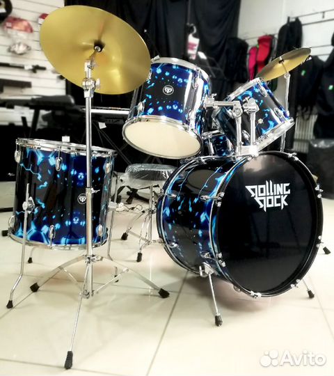 Ударная установка Rolling Rock JR-2232C Blue Snake