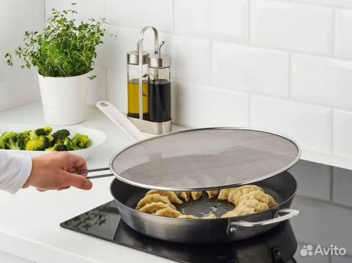 Сетка от брызг для сковороды, 32 см, Икеа клокрен