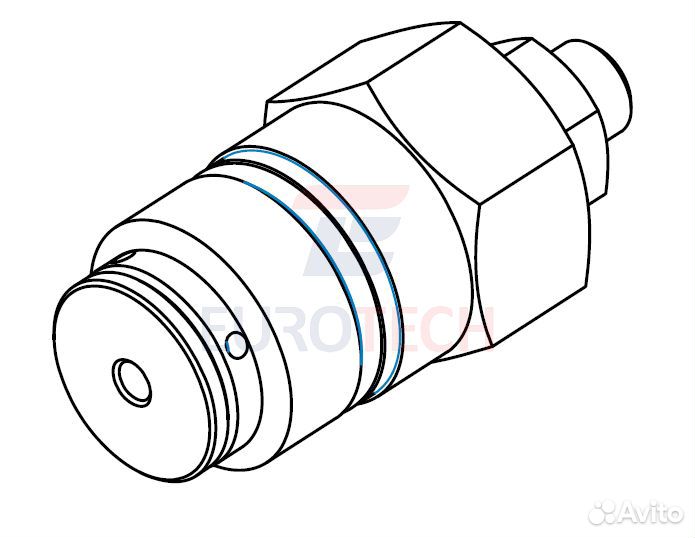 Клапан предохранительный PRC120A (M16x1,5; 100-21