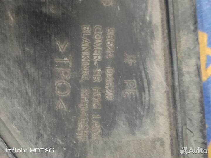 Заглушка птф правая Kia Optima 4 JF