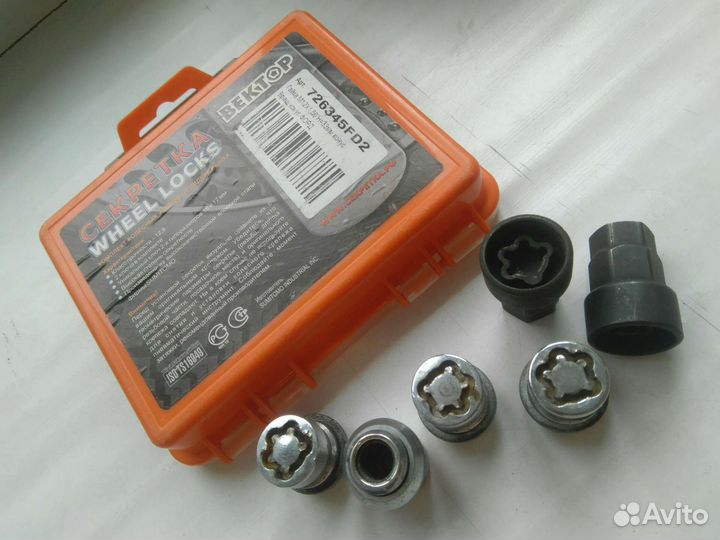 Гайки секретки 12x1,5