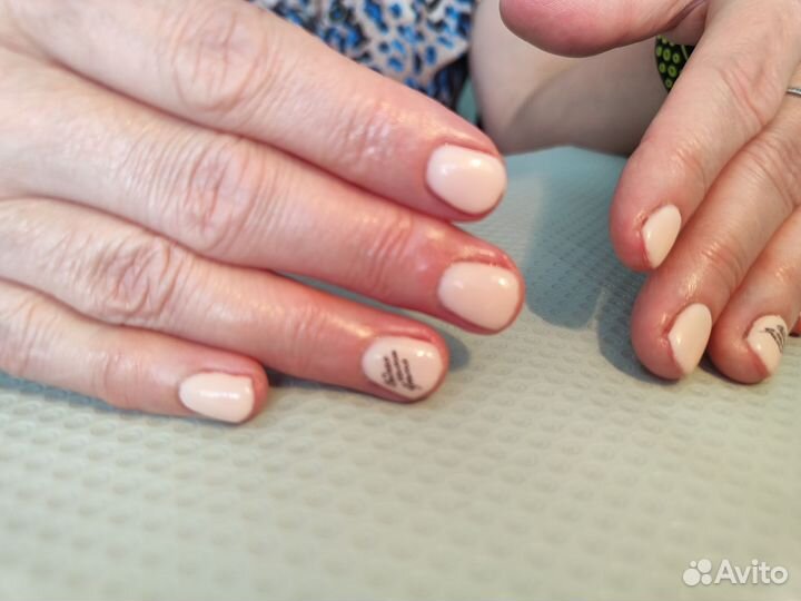 Маникюр гель лак