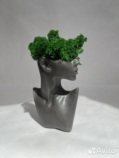 Кашпо. Гипсовые изделия.Декор.Подарок