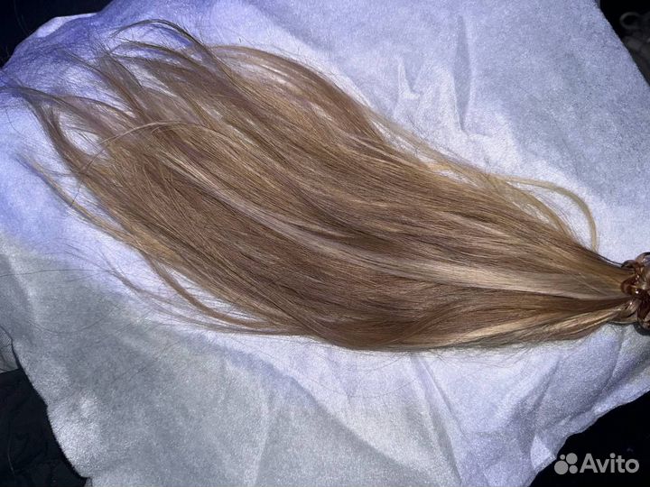 Волосы для наращивания натуральные бу
