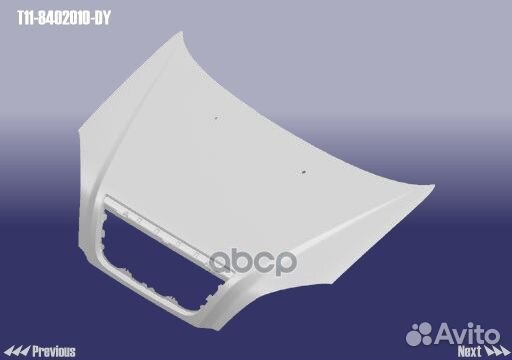 Капот T118402010DY chery