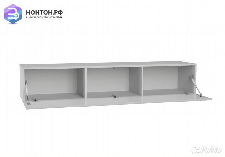 Шкаф навесной Point тип-30 белый глянец / белый ма