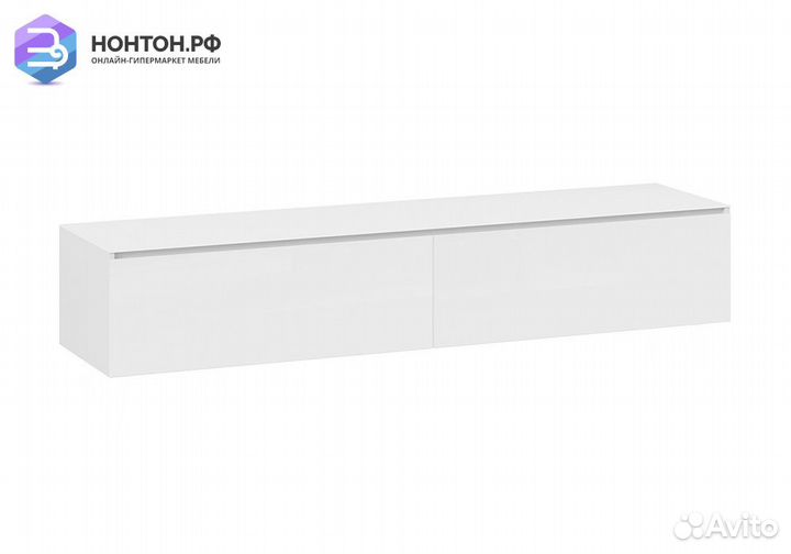 Тв-тумба Глосс белый глянец