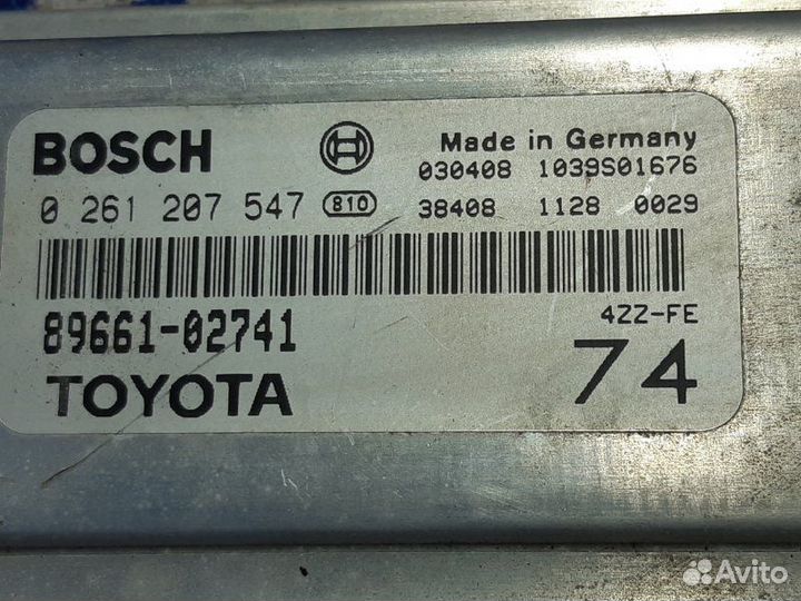 Блок управления двигателем Toyota Corolla 120