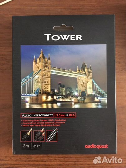 Audioquest 3.5mm - RCA Tower акустический кабель