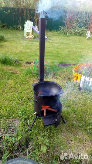 Комплект казан+печь для казана