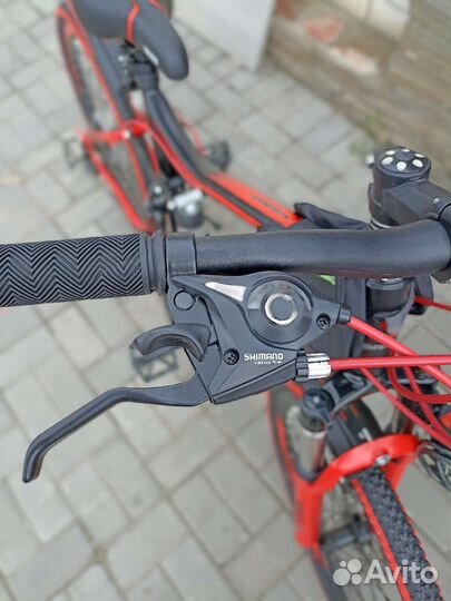 Двухподвеной горный велосипед 24колеса,21 скорост