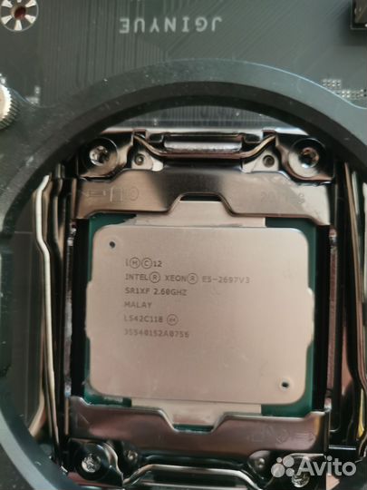 Мат.плата x99 titanium d4,CPU 14 ядер 28 поток