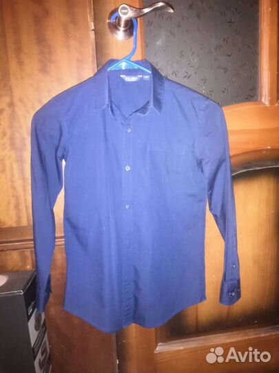 Рубашки школьные 134р