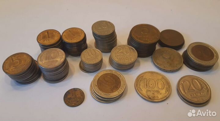 Монеты СССР 108 шт