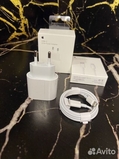 Адаптер 20w + кабель lightning