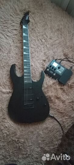 Ibanez GRG121DX-BKF + Valeton GP-100