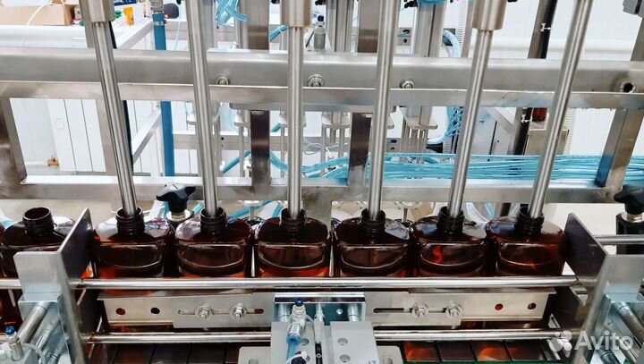 Линия розлива бытовой Химии в Пэт